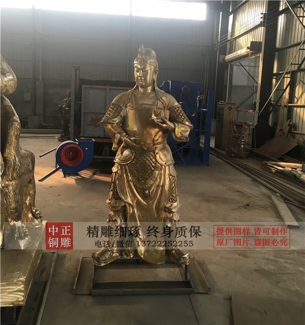 供應關(guān)公銅雕塑